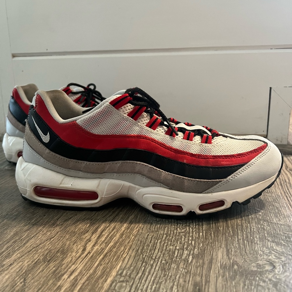 Nike Red and Black Athletic Shoes